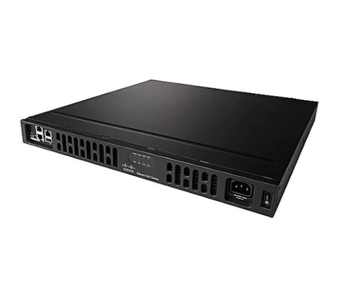 ISR4331-V/K9 100Mbps-300Mbps سعة النظام 3 منافذ WAN/LAN 2 منافذ SFP متعدد النواة CPU 1 فتحات وحدة الخدمة