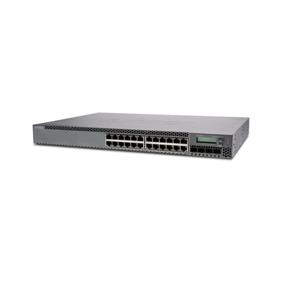 شبكات جونيبر EX3300 24T Ethernet Switch 24-port 10/100/1000BASE-T مع 4 منافذ SFP + uplink