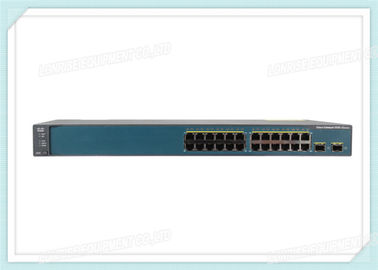 محول Cisco Fiber Optic Ethernet WS-C3560V2-24TS-S 24 Port 10/100 POE Switch