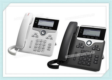 الألوان الأبيض والأسود CP-7821-K9 سيسكو IP Phone 7821 مع دعم لغات متعددة