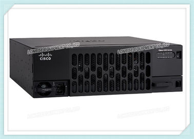 Cisco Router ISR4461 / K9 4 Onboard GE 3 NIM Slots 1 ISC Slot 3 SM Slots 8 GB Flash Memory Default 2 GB DRAM Default