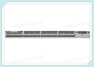 Cisco Switch WS-C3850-24XU-L 2400M / 1G / 2.5G / 5G / 10G UPoE منافذ 1 فتحة وحدة شبكة 1100 واط مزود طاقة تيار متردد