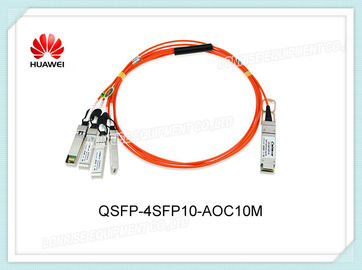 QSFP-4SFP10-AOC10M Huawei جهاز إرسال واستقبال ضوئي من Huawei QSFP + 40G 850nm 10m AOC الاتصال بأربعة SFP +
