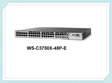 Cisco Enternet Network Switch WS-C3750X-48P-E 48 PoE Port Professional Scaleability High