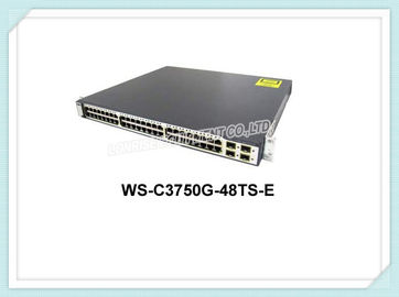 Cisco Ethernet Switch Cisco WS-C3750G-48TS-E عالي السرعة Emi 48 Port Scalability ممتاز