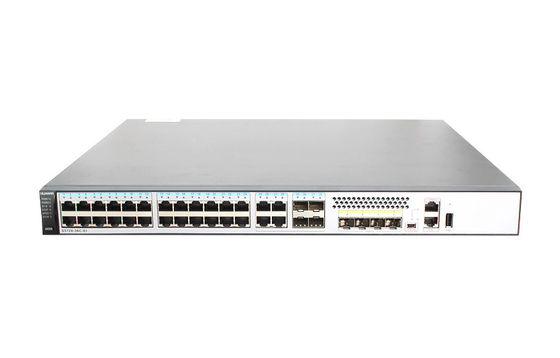 S5720-36C-EI-DC 28 Ethernet 10/100/1000 4 منافذ ثنائية الغرض 10/100/1000 أو SFP 4 10 Gig SFP + 1