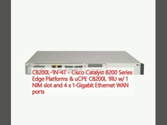C8200L-1N-4T - سيسكو كاتاليست 8200 سلسلة منصات الحافة و uCPE C8200L 1RU مع فتحة NIM و 4 x 1-Gigabit Ethernet WAN
