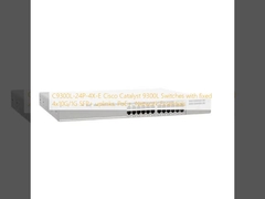 C9300L-24P-4X-E Cisco Catalyst 9300L المفاتيح مع وصلات صعودية ثابتة 4x10G / 1G SFP + ، PoE + ، أساسيات الشبكة