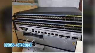 محول HW CE5855-48T4S2Q-EI (48 منفذ GE RJ45، 4 منافذ 10G SFP+، 2-Port 40G QSFP+، 2*صندوق مروحة، منفذ جانبي Int