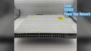 C9300-48P-E، محول Cisco Catalyst 9300، 48x1G PoE+/الوصلات الصاعدة المعيارية/أساسيات الشبكة