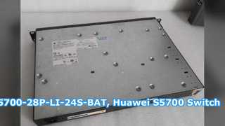S5700-28P-LI-24S-BAT، Huawei S5700 Switch، فتحة بطارية 28xGig SFP/4x10/100/1000 أو SFP/1