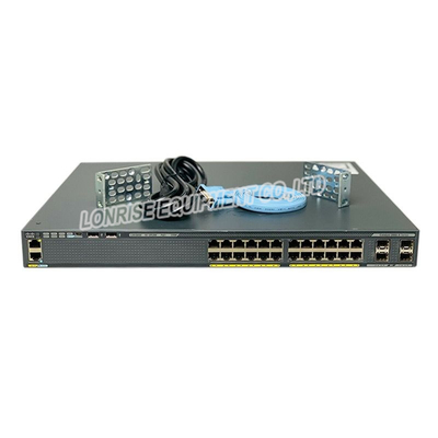 WS - C2960X - 24PS - L Catalyst 2960-X Switch Cisco Catalyst 2960-X 24 GigE PoE 370W ، 4 x 1G SFP ، LAN Base