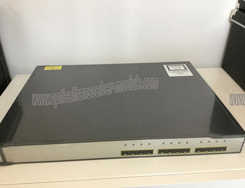 CISCO Switch WS-C3750G-12S-E 12 منفذ الألياف البصرية التبديل عالية الكفاءة 1000Mbps / 1Gbps