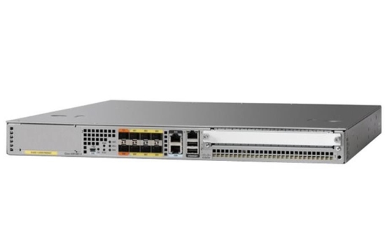 ASR1001-X، جهاز توجيه Cisco ASR1000-series، منفذ Gigabit Ethernet المدمج، 6 x منافذ SFP، 2 x منافذ SFP +