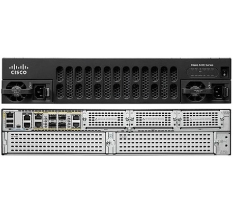 ISR4451-X-V/K9 - Cisco Router 4000 Series، Cisco ISR 4451 UC Bundle. PVDM4-64. UC Lic.CUBE25