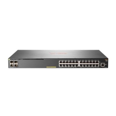 JL255A، مفتاح Aruba 2930F، ميزانية 24xGE PoE+/4xSFP+/370W PoE