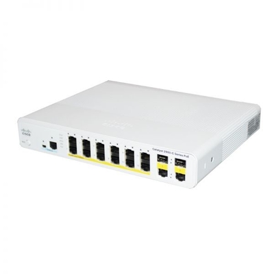 WS C2960C 12PC L Catalyst 2960 C Series FE Switch 12 FE PoE 2 x رابط إضافي مزدوج