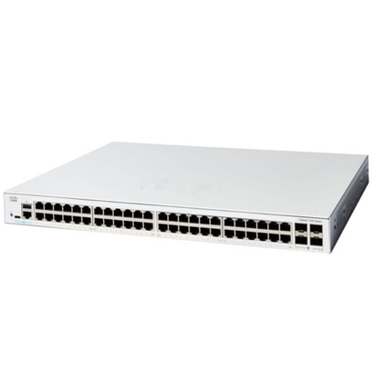C1200-48P-4X سيسكو C1200-48P-4X 48x 10/100/1000 منافذ PoE + مع ميزانية الطاقة من 375W ، 4x 10 جيجابيت SFP ، قابلة للتركيب على الرف