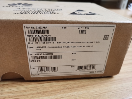 بطاقة واجهة Huawei ES5D21Q04Q01 QSFP+ 40Gbps لسلسلة S6720EI