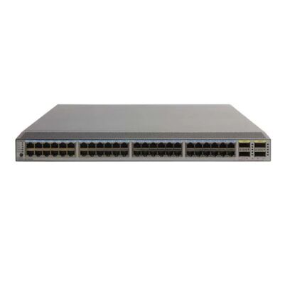 CE6850-48T4Q-EI ، Huawei CE6800 Switch ، 48x10GE RJ45 / 4x40GE QSFP + / بدون مروحة ومتابعة الطاقة