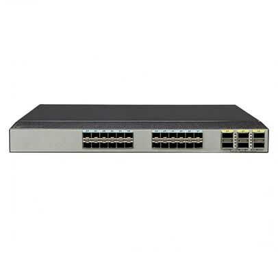 CE6870-24S6CQ-EI، مفتاح هواوي CE6800، 24 منفذ SFP+ بسرعة 10 جيجابت/6 منافذ QSFP28 بسرعة 100 جيجابت/بدون مروحة ووحدة طاقة