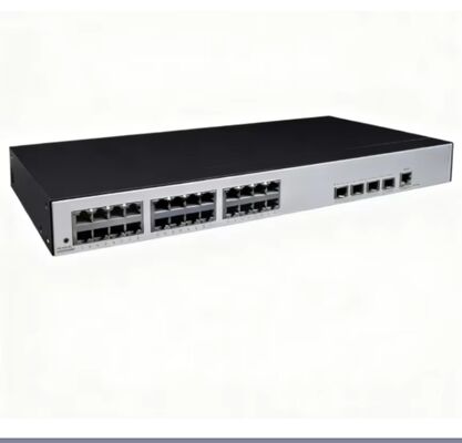 S5735S-L24T4S-A1 (24 منفذ إيثرنت 10/100/1000BASE-T، 4 جيجابت SFP، مصدر طاقة التيار المتردد)