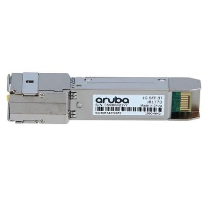 J8177D، جهاز الإرسال والاستقبال Aruba 1G SFP، RJ45، 100m، Cat5e