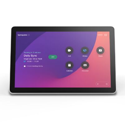 CS-TS-T10-L-K9 ملاح غرفة حامل الطاولة مقاس 10.1 بوصة الذي يعمل بالطاقة عبر شبكة إيثرنت (PoE) لتعاون Cisco WebexCS-TS-T10-L-K9