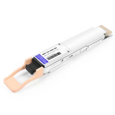 TS-QDO-854H-01C/400G QSFP-DD SR4 Transceiver 850nm 50/100m وحدة MMF الضوئية
