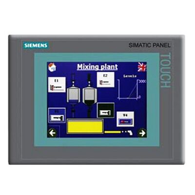 لوحة واجهة الإنسان والآلة (HMI) تعمل باللمس من Siemens SIMATIC MP277 مقاس 10.4 بوصة TFT بجهد 24 فولت تيار مستمر وواجهات MPI DP PPI PN