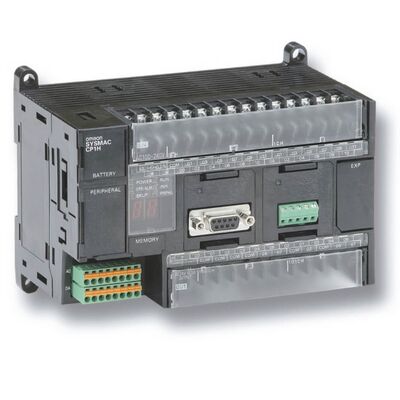 وحدة المعالج المركزي PLC من Omron CP1H-XA40DT1-D مع 40 مدخل/مخرج تناظري وطاقة 24 فولت تيار مستمر للأتمتة الصناعية