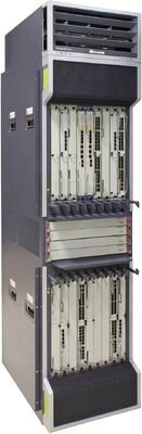 راوتر هواوي NE40E-X16A، CR5DMPUX8670 CR5DMPUX8673 CR5DSFUIU07B، سعة تحويل 12.58 تيرابايت في الثانية