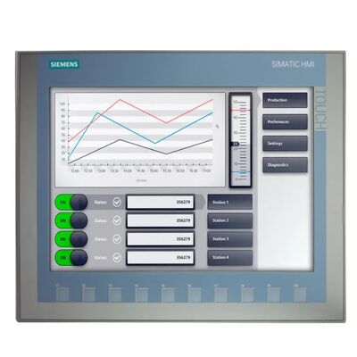 Siemens 6AV2123-2MB03-0AX0 SIMATIC HMI KTP1200 لوحة أساسية 12 بوصة تعمل باللمس