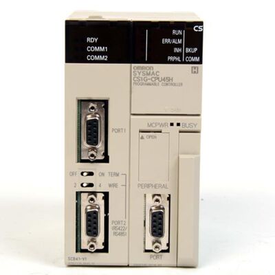 اومرون CS1G-CPU45H PLC وحدة المعالجة المركزية 60K خطوات 128K الذاكرة
