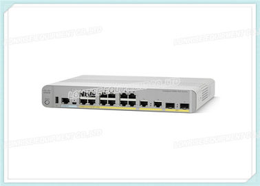 محول Cisco Catalyst WS-C3560CX-12PC-S صغير الحجم 12 وحدة PoE + IP قاعدة توصيل الطاقة الداخلية