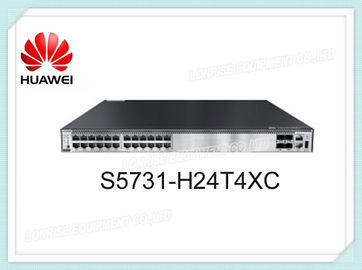 Cloud Engine S5731-H24T4XC Huawei Switch 24 * 10/100/1000 Ports 4 * 10GE SFP + Ports 1 * فتحة التوسعة بدون طاقة