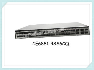 شبكة Huawei Switches CE6881-48S6CQ 48 * 10G SFP + 6 * 100G QSFP28 بدون مروحة ووحدات الطاقة