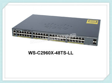 Cisco Switch WS-C2960X-48TS-LL 2960-X 48 Gige، 2 X 1G SFP، Lan Lite Network Switch