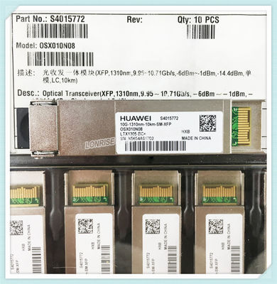 جهاز الإرسال والاستقبال البصري Huawei S4015772 OSX010N08 10.71Gb / S XFP Singlemode LC 10km