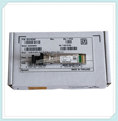 جهاز الإرسال والاستقبال البصري Huawei OSX001002 SFP + 1310nm 10Gb / S LC SM 10 كم