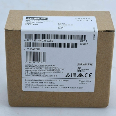 6ES7231-4HD32-0XB0 SIMATIC S7-1200 وحدة الإدخال التناظرية SM 1231 وحدة PLC 6ES7 231-4HD32-0XB0