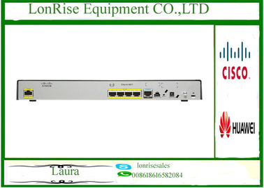 881/K9 881 4Cisco Network Router سيسكو 881/K9 881 4 - منفذ 10/100 جهاز توجيه لاسلكي مع ضمان لمدة سنة واحدة