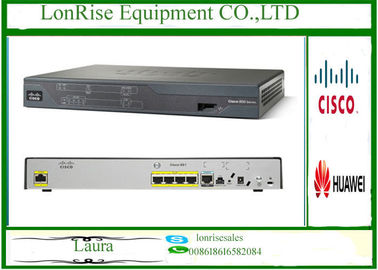 881/K9 881 4Cisco Network Router سيسكو 881/K9 881 4 - منفذ 10/100 جهاز توجيه لاسلكي مع ضمان لمدة سنة واحدة