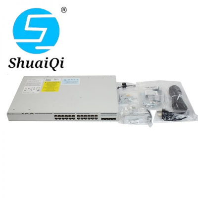 Cisco C9200L-24P-4X-E ​​Switch Catalyst 9200 24-port PoE + 4x10G uplink Switch أساسيات شبكة التبديل