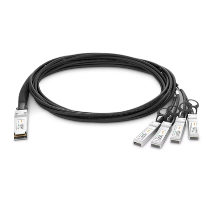 وحدة الإرسال البصري 4xSFP10G كابل الفصل النحاسي السلبي QSFP-4SFP10G-CU5M