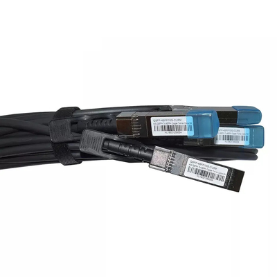 وحدة الإرسال البصري 4xSFP10G كابل الفصل النحاسي السلبي QSFP-4SFP10G-CU5M