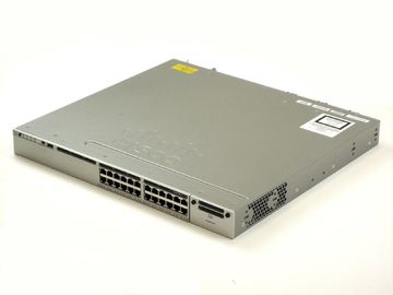 WS-C3850-24T-S Cisco Switch 3850 Catalyst 24 Port Data IP Base 10/100/1000Mbps قابلة للتجميع 24 منفذ إيثيرنت 10/100/1000 مع إمدادات الطاقة 350WAC