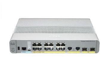 WS-C3560CX-12PC-S جاهز للذهاب 12-الموانئ المدمجة التبديل الطبقة 3 POE Ethernet الموانئ 2 SFP&amp; 2GE وصلات صعودية