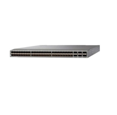 مفتاح Ethernet البصري N9K C93180YC FX3 مع وحدة الألياف الضوئية هو مفتاح 1RU مع فترة تأخير أقل من 1 ميكرو ثانية يدعم 3.6 Tbps من عرض النطاق الترددي و 1.2 bpps