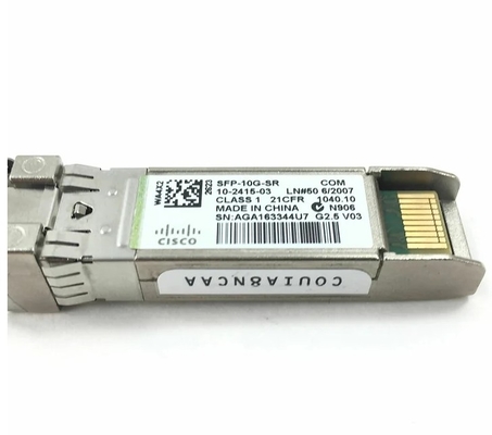 SFP-10G-SR Cisco SFP-10G-SR 10GBASE-SR وحدة SFP Cisco SFP Transceiver وحدة SFP-10G-SR 10GBASE-SR